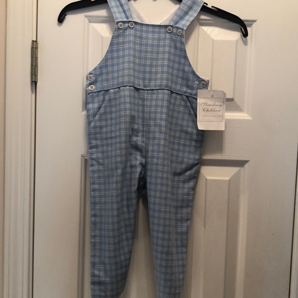 NWT Strasburg Christmas boys longalls